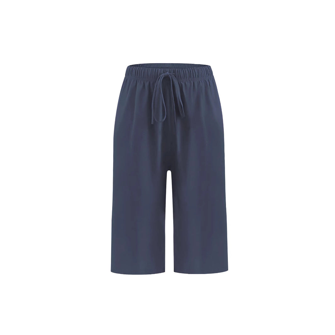 Brielle | Women's High Waist Drawstring Bermuda Shorts