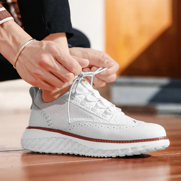 Zion | Textured Casual Oxford Sneakers