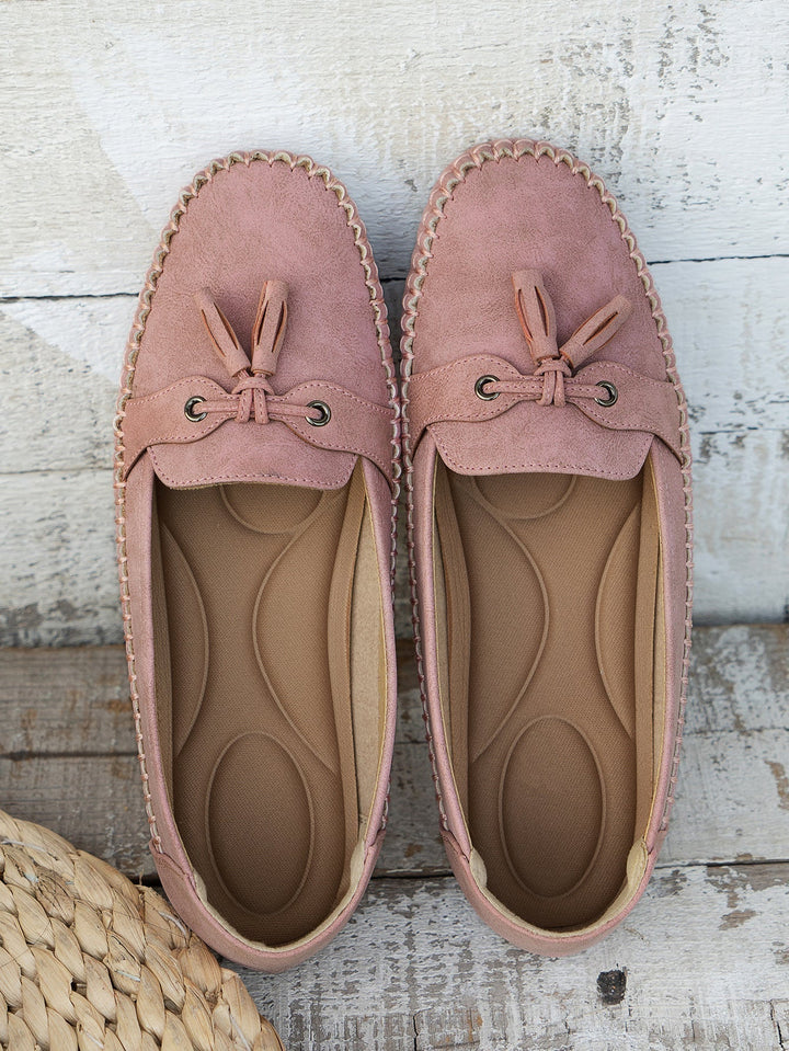 Maya | Comfortable Slip-On Tassel Loafers