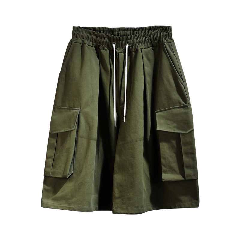 Grover | Men's Wide Leg Cargo Shorts with Oversized Pockets
