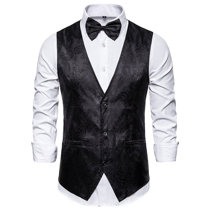 Daniel | Patterned Wedding Guest Suit Vest