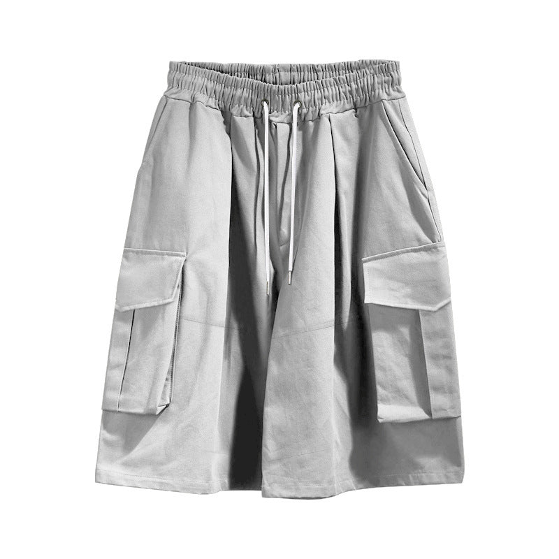 Grover | Men's Wide Leg Cargo Shorts with Oversized Pockets