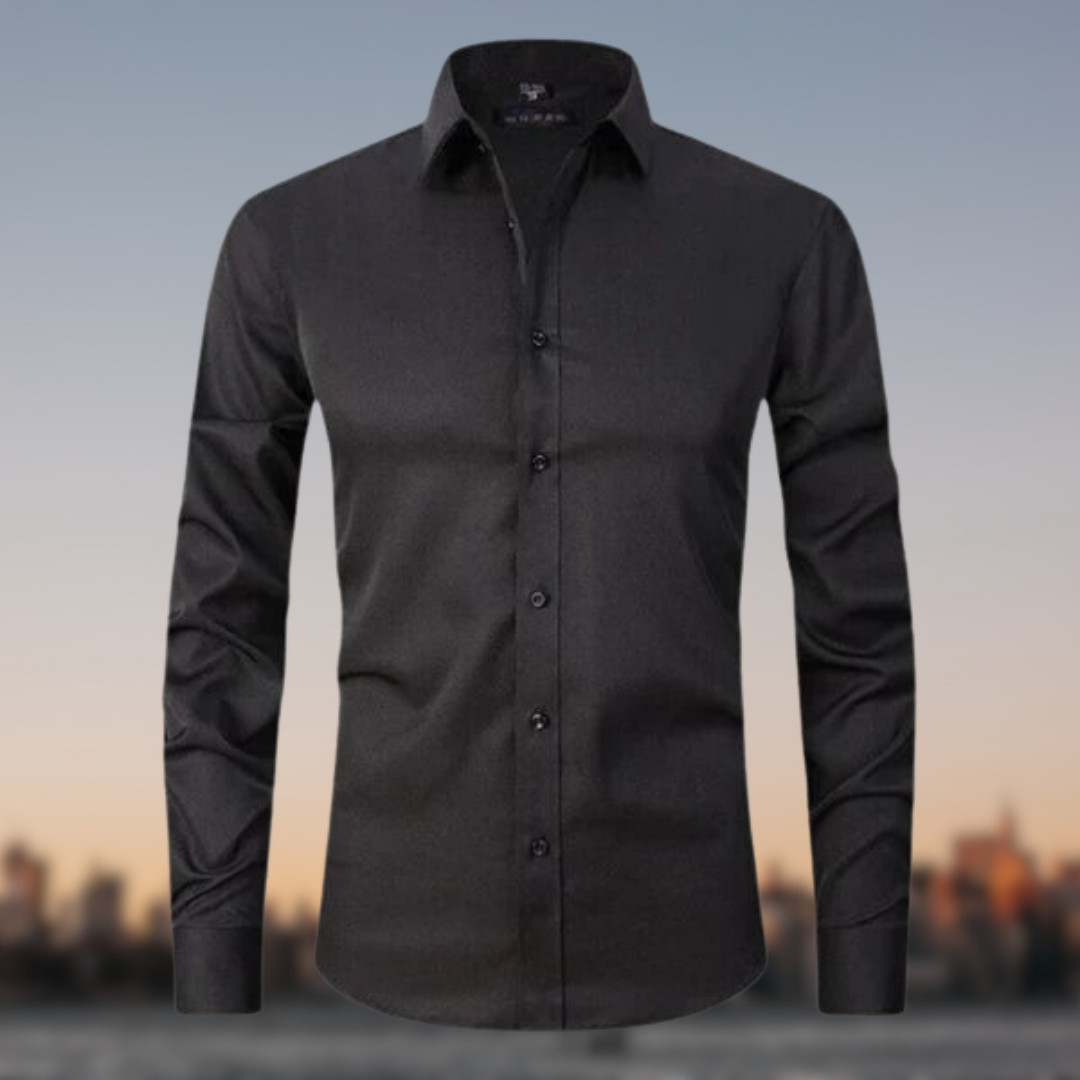 Falco | Slim Fit Men's Smart-Casual Shirt with Contrast Buttons