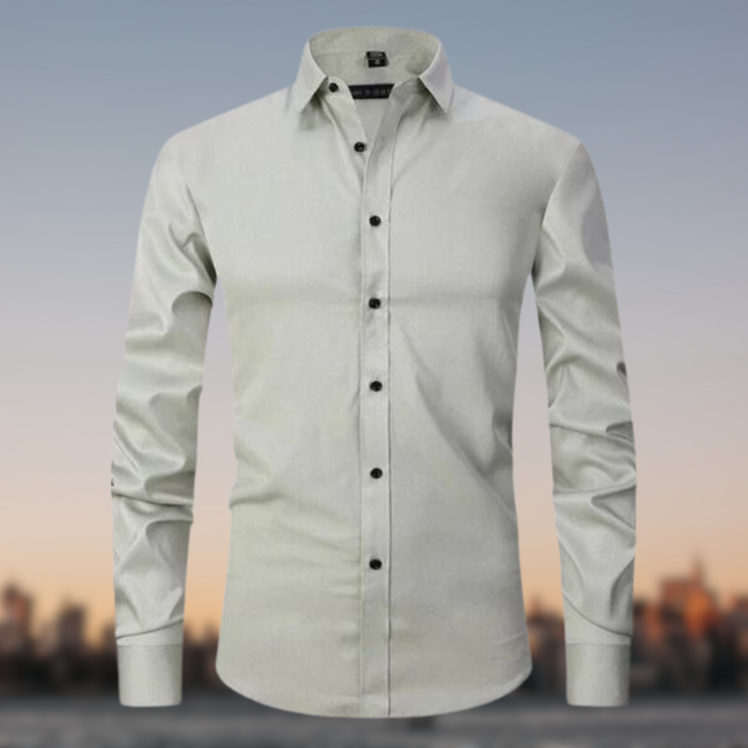 Falco | Slim Fit Men's Smart-Casual Shirt with Contrast Buttons