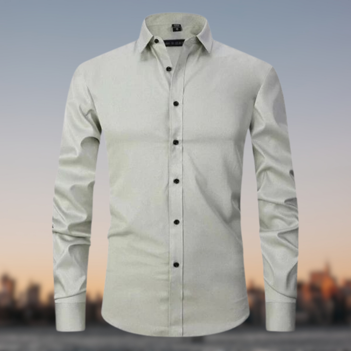 Falco | Slim Fit Men's Smart-Casual Shirt with Contrast Buttons