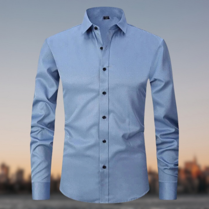 Falco | Slim Fit Men's Smart-Casual Shirt with Contrast Buttons
