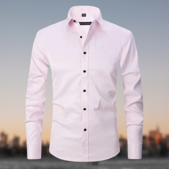 Falco | Slim Fit Men's Smart-Casual Shirt with Contrast Buttons