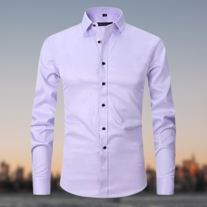 Falco | Slim Fit Men's Smart-Casual Shirt with Contrast Buttons
