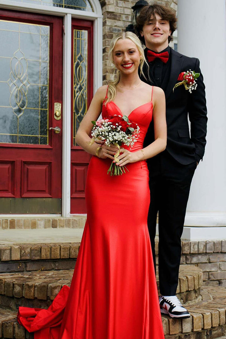 Serena | Lace-Up Back Mermaid Maxi Bridesmaid Dress