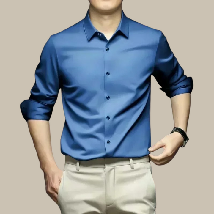 Liam | Silk Dress Shirt