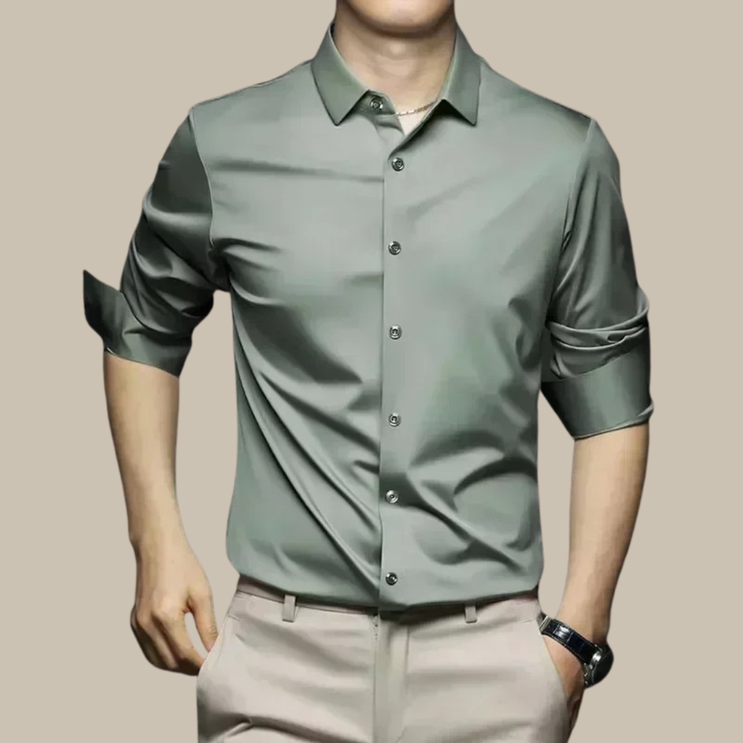 Liam | Silk Dress Shirt