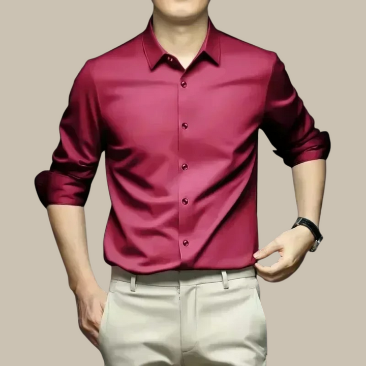 Liam | Silk Dress Shirt
