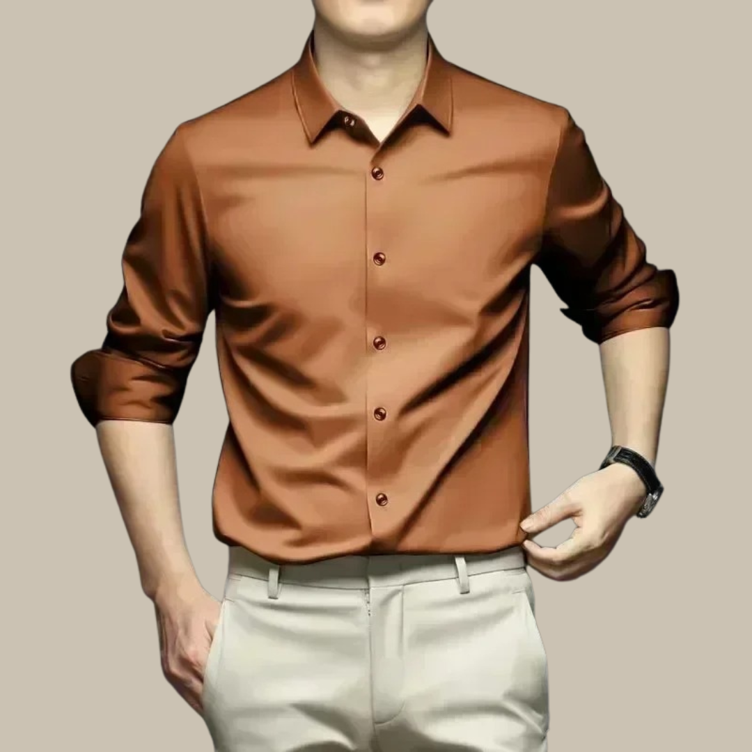 Liam | Silk Dress Shirt