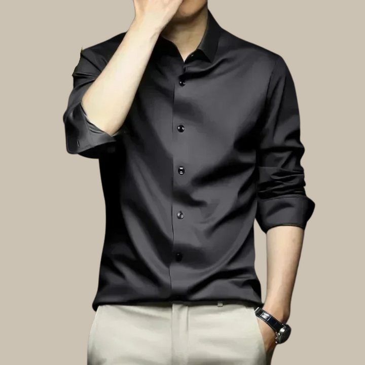 Liam | Silk Dress Shirt