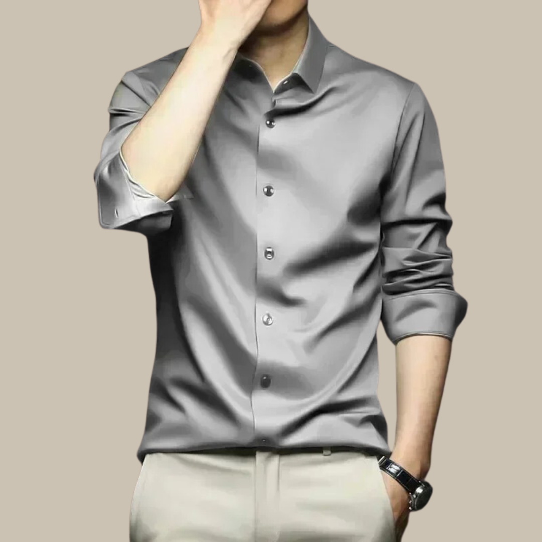 Liam | Silk Dress Shirt