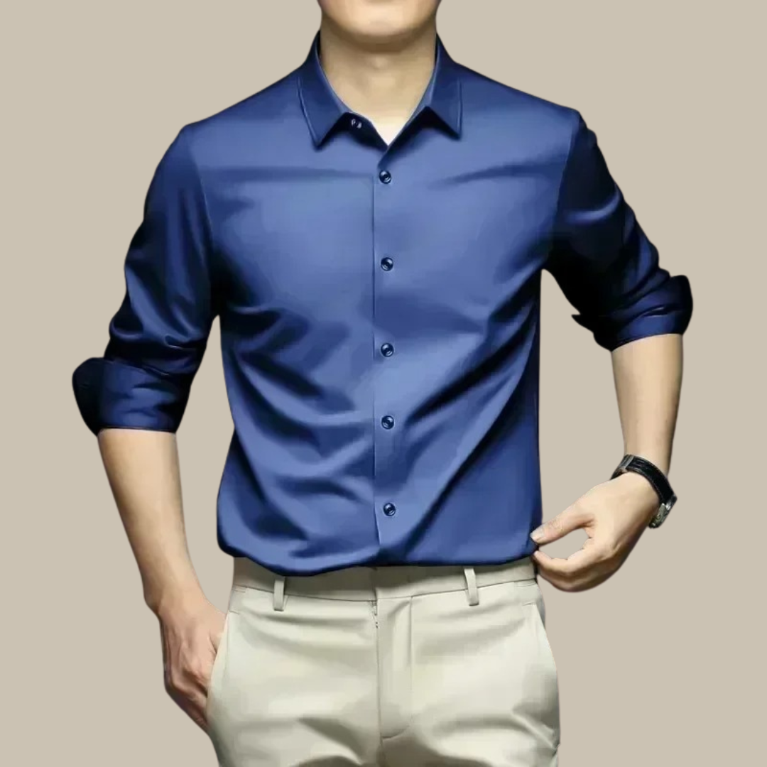 Liam | Silk Dress Shirt