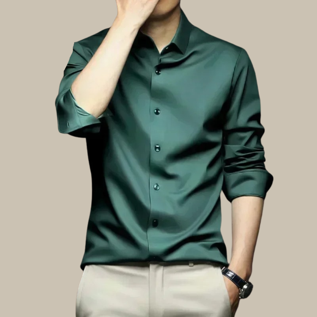 Liam | Silk Dress Shirt