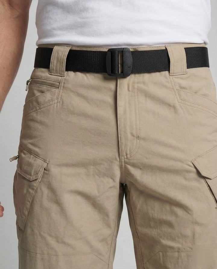 Stirling | Men's Belted Ripstop Cargo Shorts Multi-Pocket