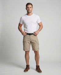 Stirling | Men's Belted Ripstop Cargo Shorts Multi-Pocket