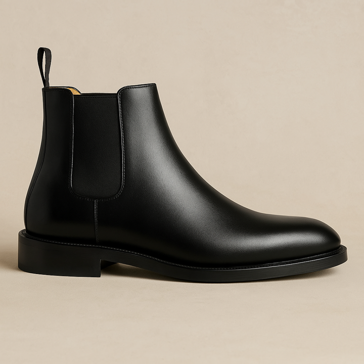 Rave | Classic Suede Elastic Panel Chelsea Boots