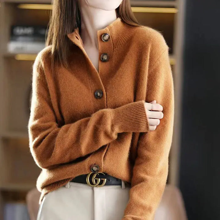 Celeste | Lapel Collar Button-Through Women's Cardigan