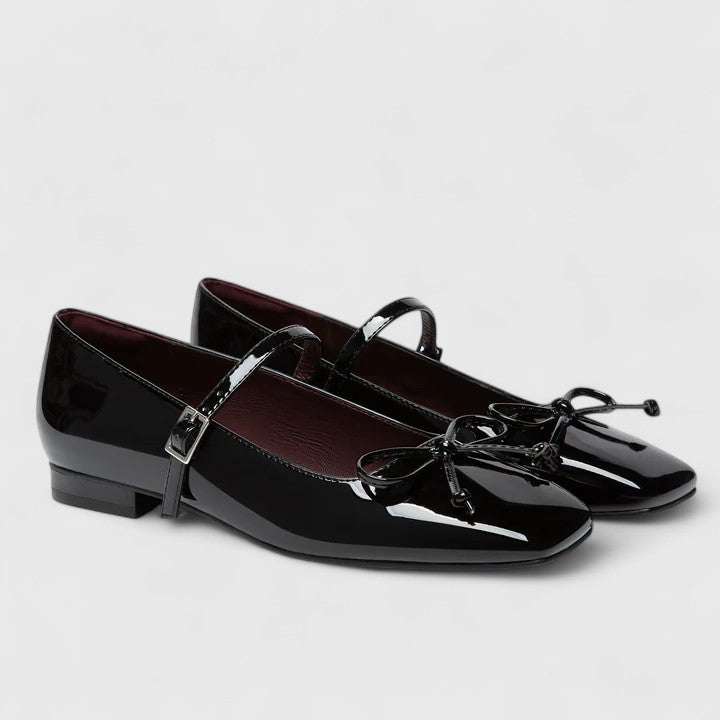 Arabella | Bow Detail Mary Jane Orthopedic Flats for Women