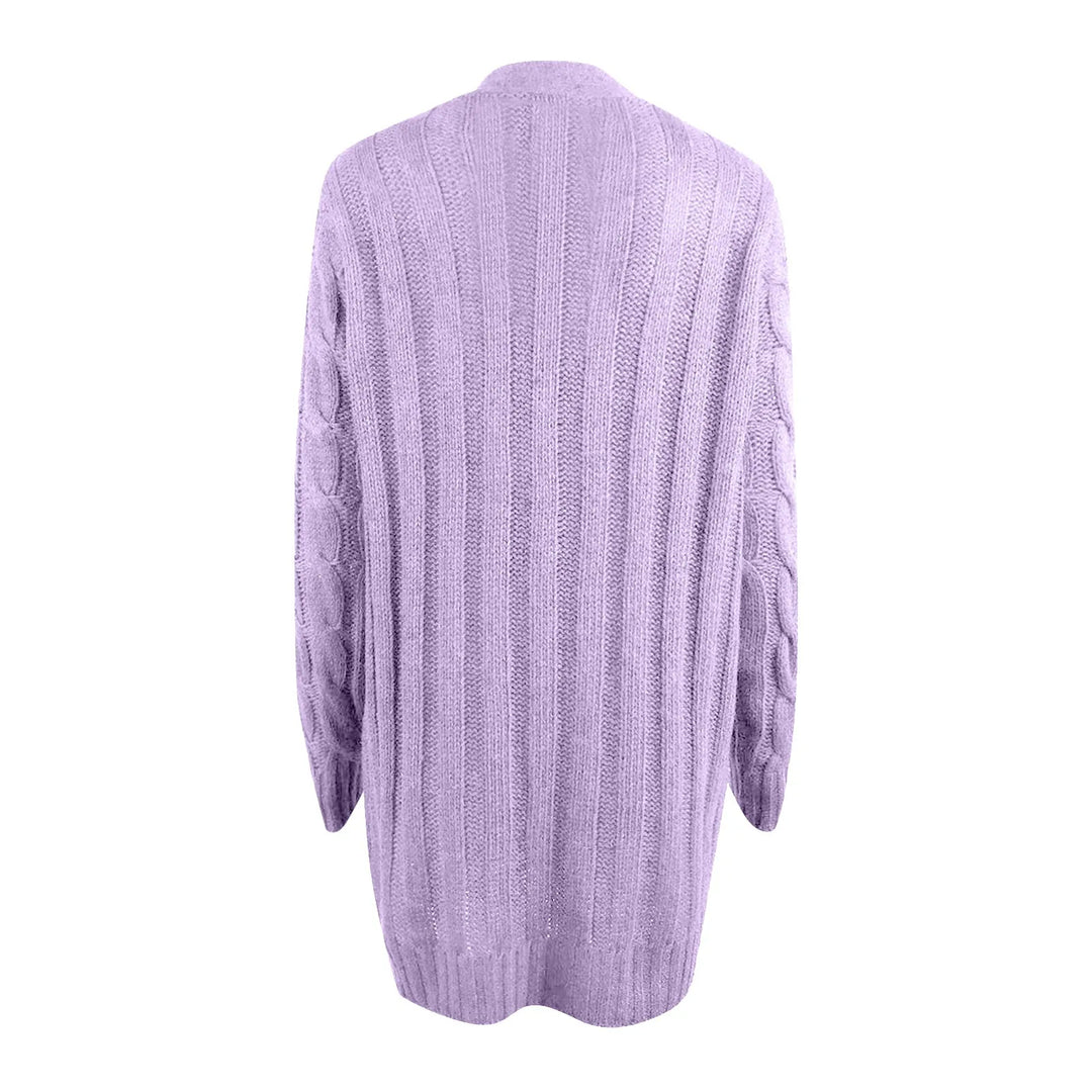 Harbour | Cable Twist Knit Button-Down Women's Cardigan