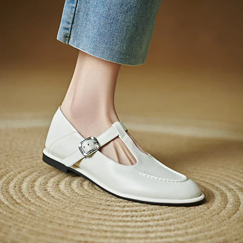 Clara | Women's Orthopedic T-Strap Mary Jane Flats