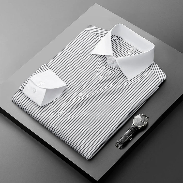Alaric | Men’s Striped Formal Dress Shirt