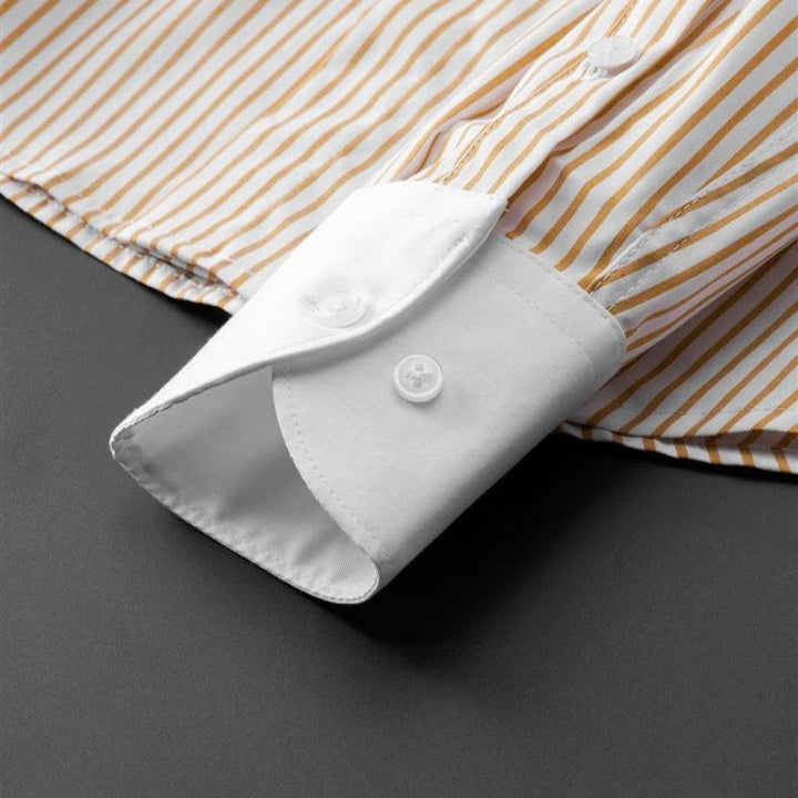 Alaric | Men’s Striped Formal Dress Shirt