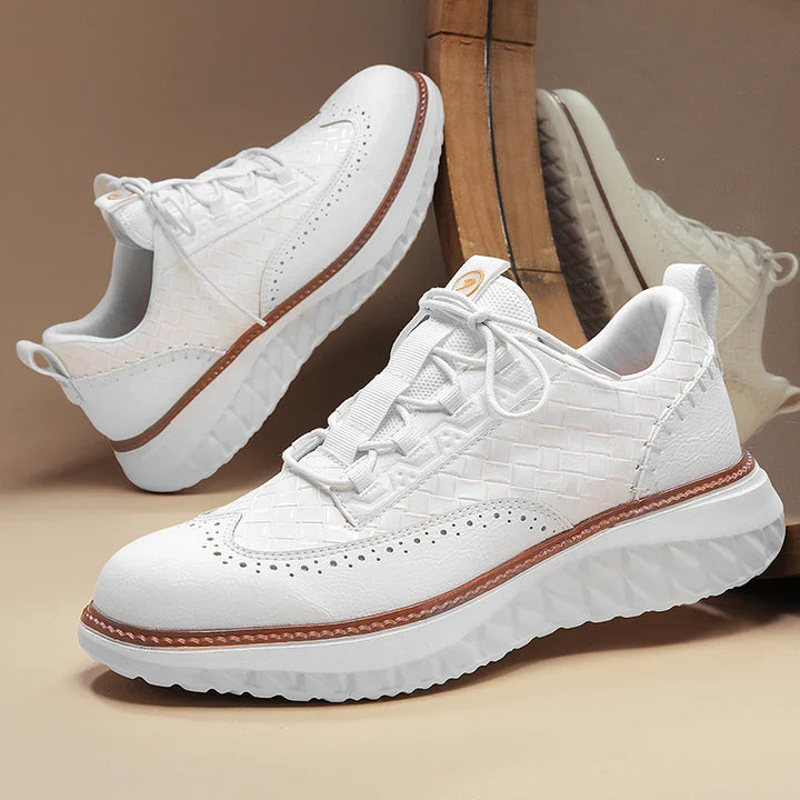Zion | Textured Casual Oxford Sneakers