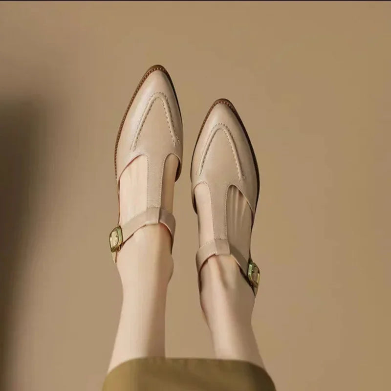 Rosie | Women's T-Strap Mary Jane Flats