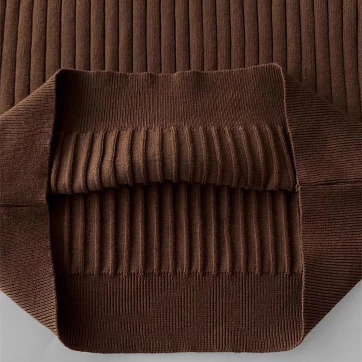 Otto | Men's Long Sleeve Ribbed Knit Polo