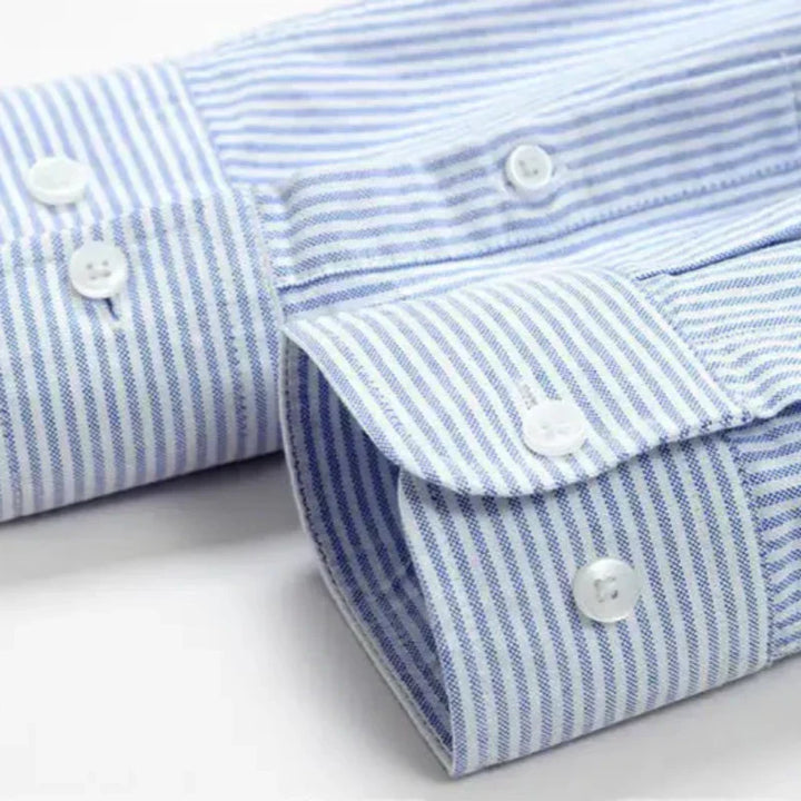 Lucas | Striped Oxford Button-Down Shirt