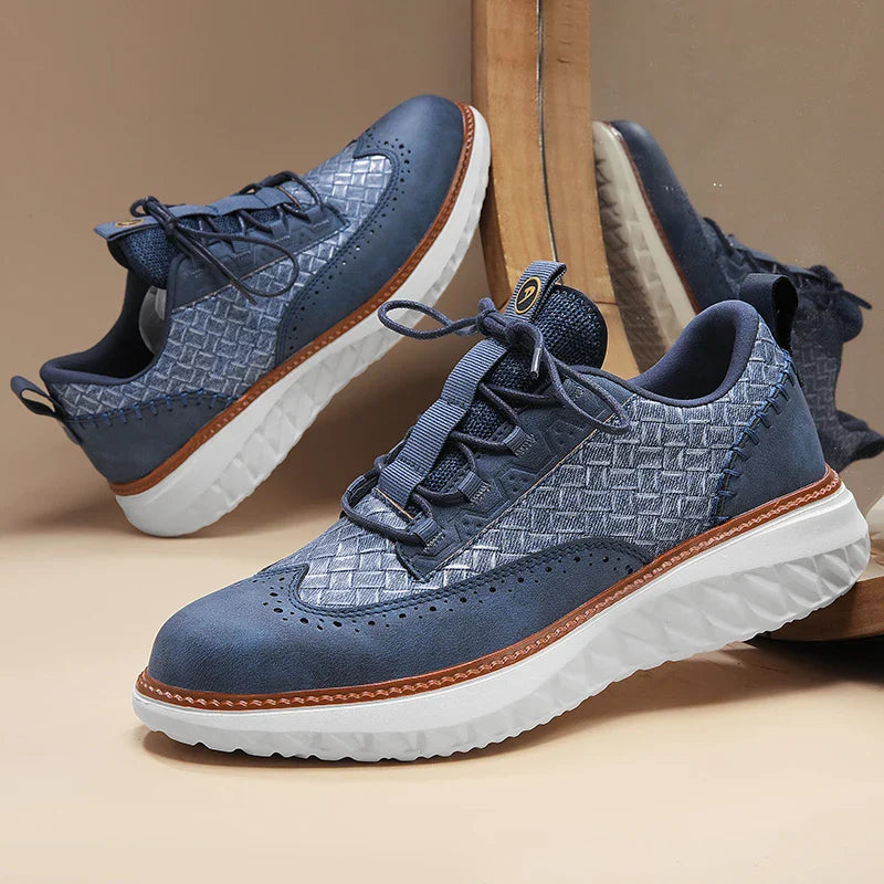 Zion | Textured Casual Oxford Sneakers