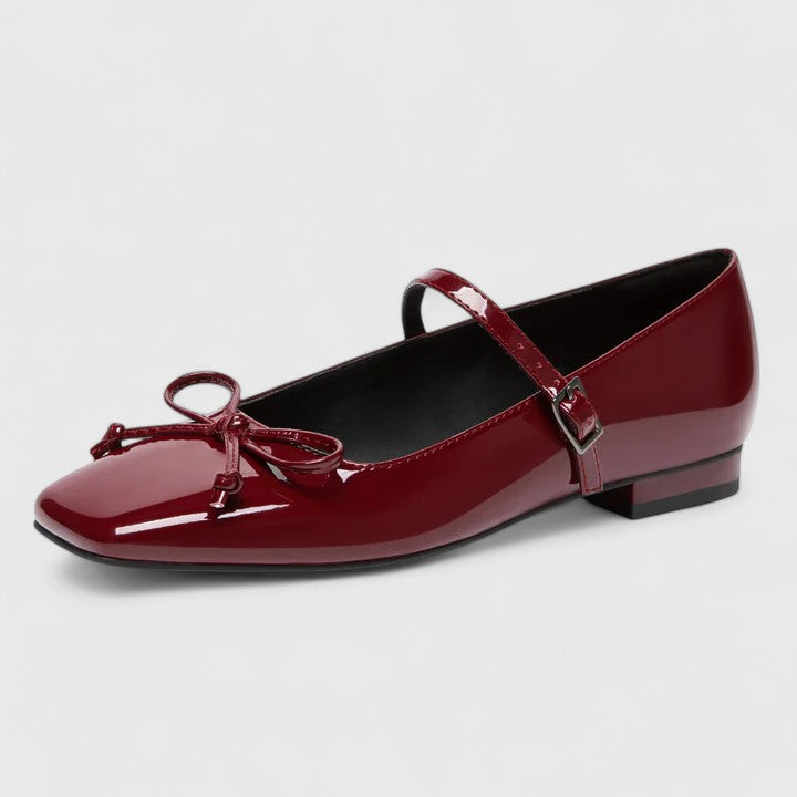 Luna | Women's Orthopedic Bow Mary Jane Flats