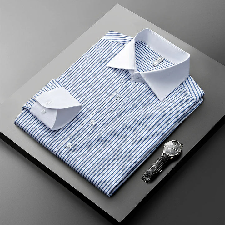 Alaric | Men’s Striped Formal Dress Shirt