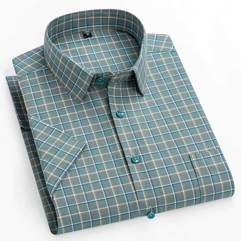 Caleb | Striped Oxford Button-Down Shirt
