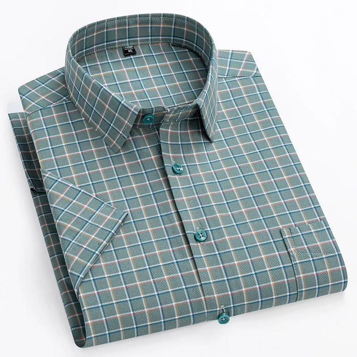Caleb | Striped Oxford Button-Down Shirt