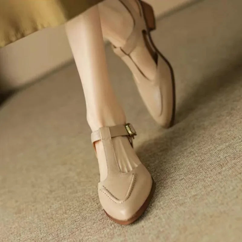 Rosie | Women's T-Strap Mary Jane Flats