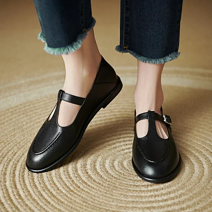 Clara | Women's Orthopedic T-Strap Mary Jane Flats