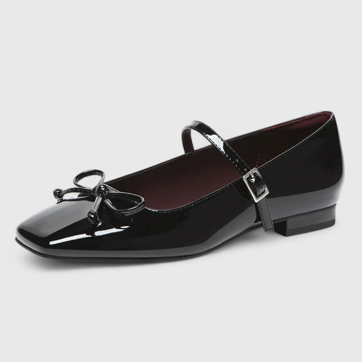 Arabella | Bow Detail Mary Jane Orthopedic Flats for Women