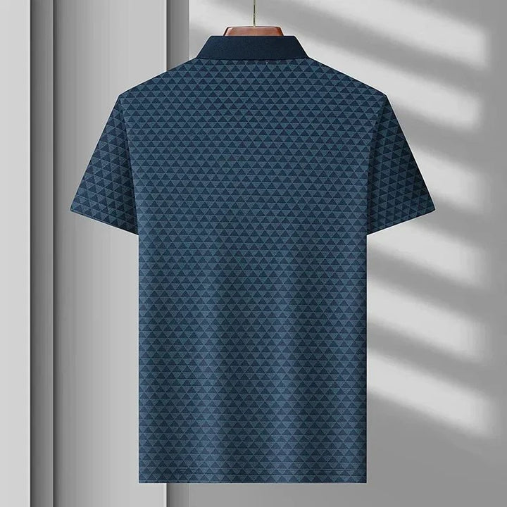 Felix | Men's Geometric Print Short Sleeve Polo