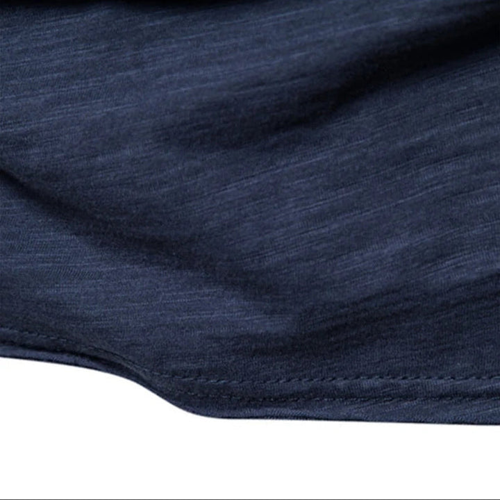 Riviera | Slim Fit Raw Edge Scoop Neck Plain Mens T Shirt