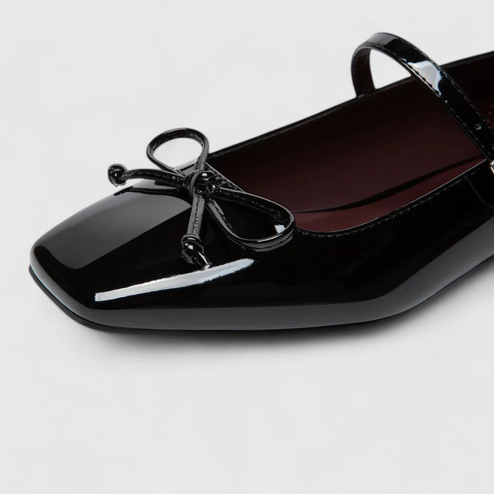Arabella | Bow Detail Mary Jane Orthopedic Flats for Women