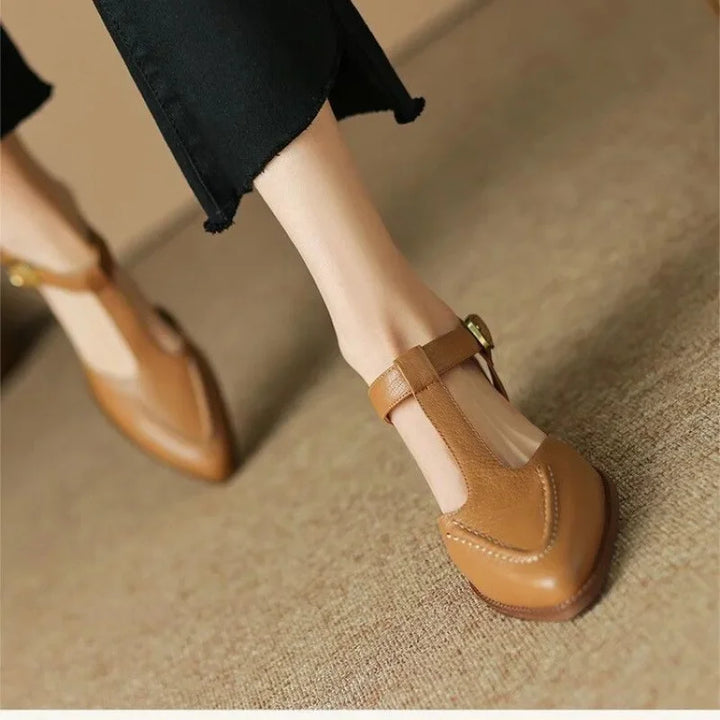 Rosie | Women's T-Strap Mary Jane Flats
