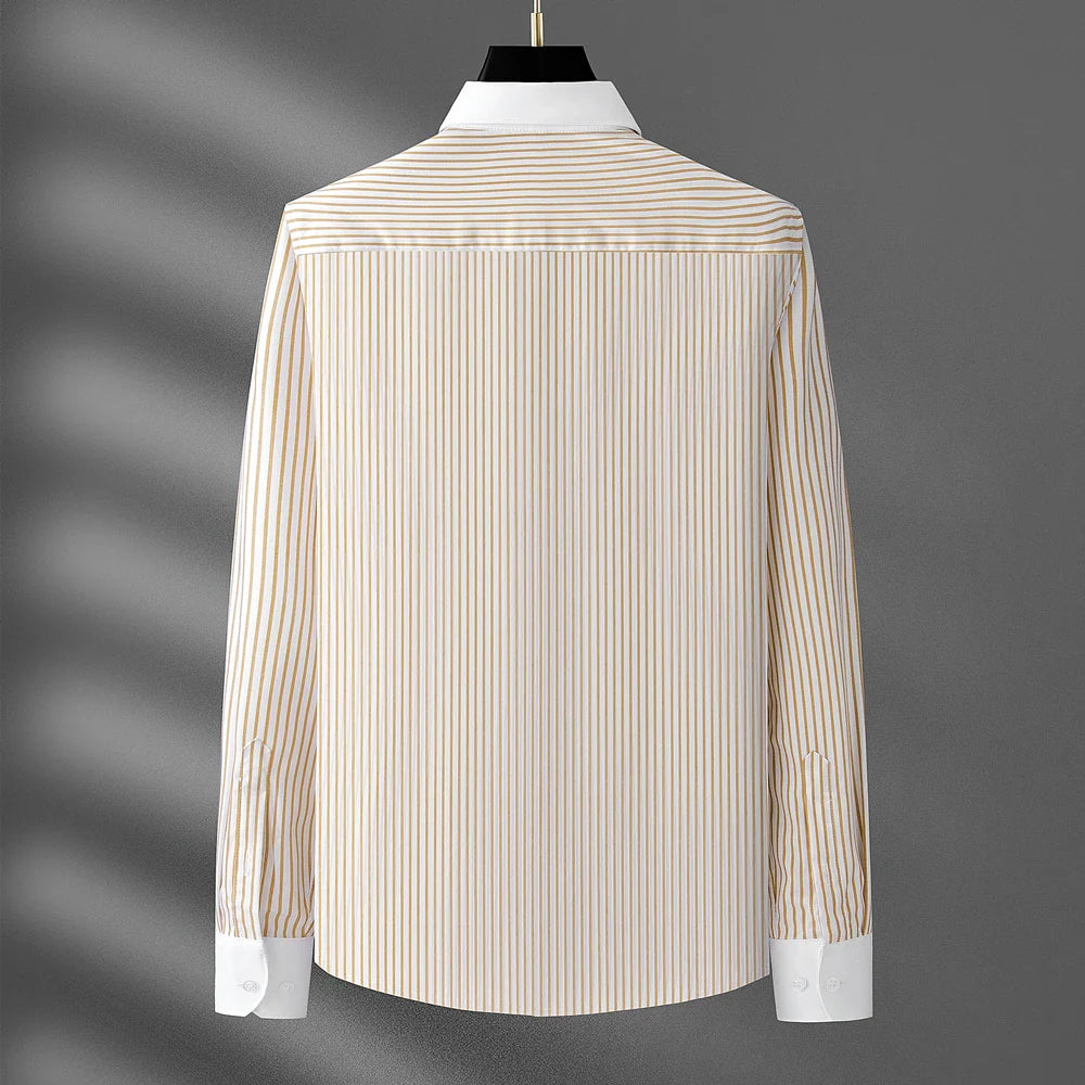 Alaric | Men’s Striped Formal Dress Shirt