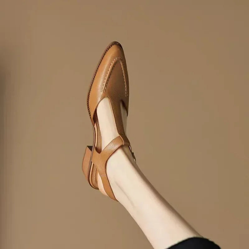 Rosie | Women's T-Strap Mary Jane Flats