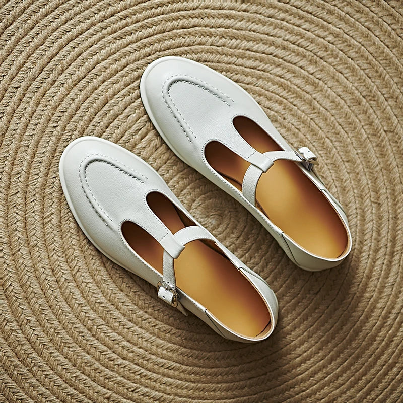 Clara | Women's Orthopedic T-Strap Mary Jane Flats