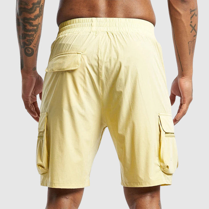 Axel | Men's Zip Pocket Cargo Shorts with Drawstring